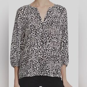 Joie Animal Print Silk Blouse - similar to Addie B